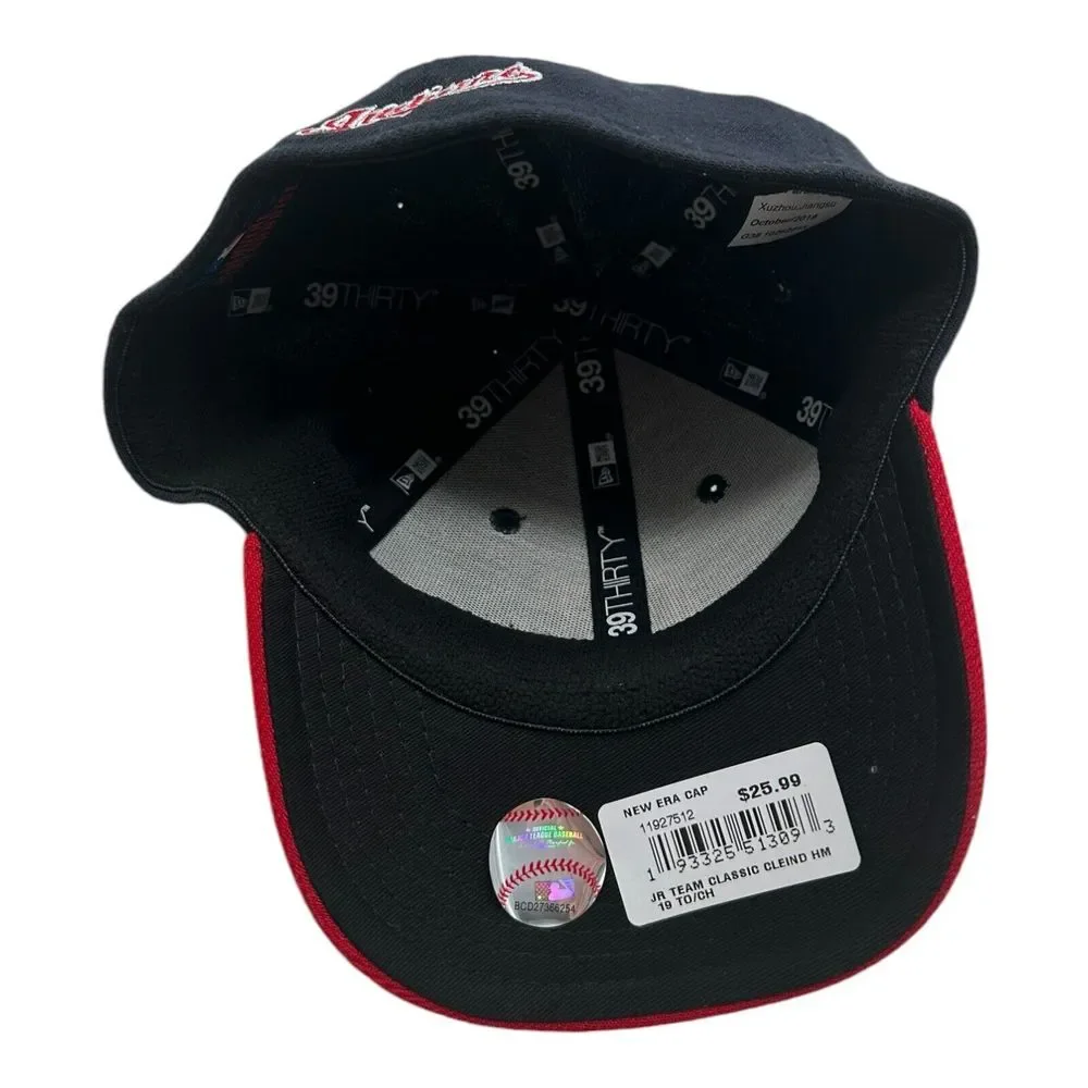 New Era 39Thirty Cleveland Indians Toddler Child‎ Hat Cap Navy Blue Red MLB